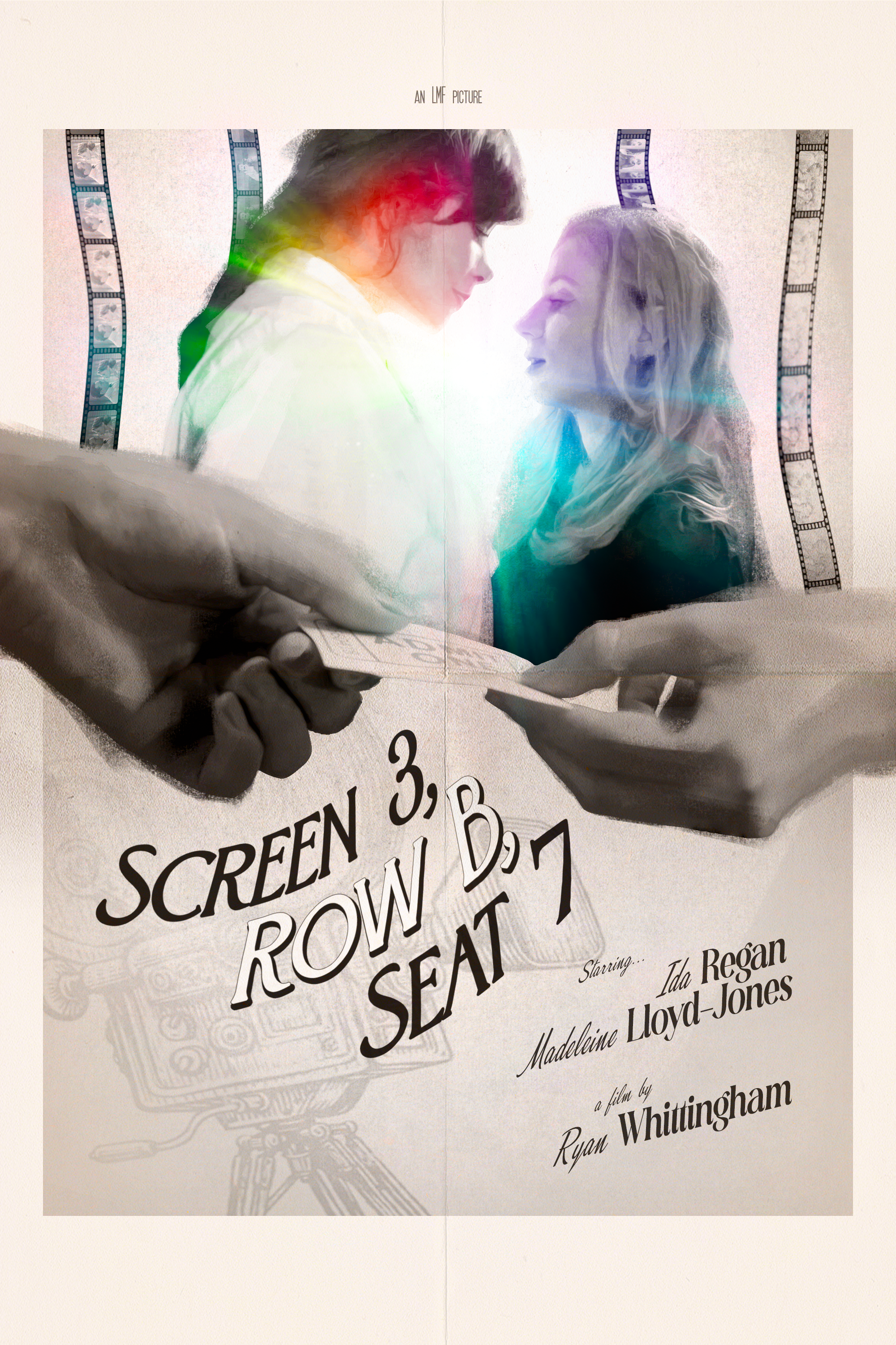 Poster for Screen 3 Row b seat 7 short film
